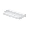 Раковина 100х47 см Duravit Qatego, белый матовый (2382102028) На столешницу, Подвесные Прямоугольные
