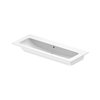 Раковина 123х49 см Duravit ME by Starck, белый матовый (2361123260) Встраиваемые сверху, Подвесные Прямоугольные