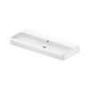 Раковина 120х47 см Duravit Qatego, белый матовый (2382122028) На столешницу, Подвесные Прямоугольные
