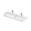 Раковина 120х47 см Duravit Qatego, белый (2382120024) На столешницу, Подвесные Прямоугольные