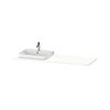Столешница 160х55 см вырез слева Duravit Happy D.2 Plus, белый супер матовый (HP031HL8484) Duravit Столешницы
