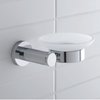 Мыльница левосторонняя Duravit D-Code, хром (0099171000) Мыльницы Duravit