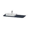 Столешница 130х55 см вырез слева Duravit Happy D.2 Plus, темно-синий матовый (HP031KL9898) Duravit Столешницы