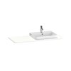 Столешница 130х55 см вырез справа Duravit Happy D.2 Plus, белый шелковисто-матовый (HP031KR3939) Duravit Столешницы