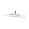 Столешница 130х55 см вырез по центру Duravit Happy D.2 Plus, белый шелковисто-матовый (HP031KM3939) Duravit Столешницы