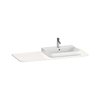 Столешница 130х55 см вырез справа Duravit Happy D.2 Plus, белый (HP031KR2222) Duravit Столешницы