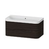 Мебельный комплект 97,5х49 см, без отверстия под смеситель Duravit Happy D.2 Plus, орех (HP4348N6969) Duravit Мебельные комплекты