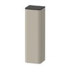 Подвесной шкафчик 133,6 см, петли слева Duravit Happy D.2 Plus, серо-коричневый матовый (HP1261L6060) Duravit Шкафчики