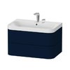 Мебельный комплект 77,5х49 см, 1 отверстие под смеситель Duravit Happy D.2 Plus, темно-синий (HP4347O9898) Duravit Мебельные комплекты