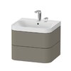 Мебельный комплект 57,5х49 см Duravit Happy D.2 Plus, серый камень (HP4345E9292) Duravit Мебельные комплекты