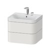 Меблевий комплект 57, 5х49 см Duravit Happy D. 2 Plus, білий шовковисто-матовий (HP4345E3939) Duravit Меблеві комплекти