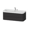 Меблевий комплект 117, 5х49 см, 2 отвори під змішувач Duravit Happy D. 2 Plus, графіт (HP4349E80800000) Duravit Меблеві комплекти