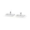 Стільниця 160х55 см з двома вирізами Duravit Happy D. 2 Plus, білий супер матовий (HP032HB8484) Duravit Стільниці