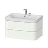 Мебельный комплект 77,5х49 см, 2 отверстия под смеситель Duravit Happy D.2 Plus, белый супер матовый (HP4347E8484) Duravit Мебельные комплекты