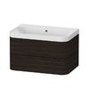 Меблевий комплект 77,5х49 см, без отвору під змішувач Duravit Happy D. 2 Plus, горіх (HP4347N6969) Duravit Меблеві комплекти