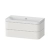 Мебельный комплект 97,5х49 см, без отверстия под смеситель Duravit Happy D.2 Plus, белый шелковисто-матовый (HP4348N3939) Duravit Мебельные комплекты