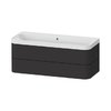 Мебельный комплект 117,5х49 см, без отверстия под смеситель Duravit Happy D.2 Plus, графит (HP4349N80800000) Duravit Мебельные комплекты