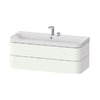 Меблевий комплект 117, 5х49 см, 2 отвори під змішувач Duravit Happy D. 2 Plus, білий матовий (HP4349E36360000) Duravit Меблеві комплекти