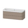 Меблевий комплект 117, 5х49 см, без отвору під змішувач Duravit Happy D. 2 Plus, лляної декор (HP4349N75750000) Duravit Меблеві комплекти