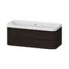 Мебельный комплект 117,5х49 см, без отверстия под смеситель Duravit Happy D.2 Plus, орех (HP4349N69690000) Duravit Мебельные комплекты