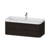 Меблевий комплект 117, 5х49 см, 1 отвір під змішувач Duravit Happy D. 2 Plus, горіх (HP4349O69690000) Duravit Меблеві комплекти