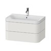 Мебельный комплект 77,5х49 см, 1 отверстие под смеситель Duravit Happy D.2 Plus, белый шелковисто-матовый (HP4347O3939) Duravit Мебельные комплекты