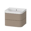 Мебельный комплект 57,5х49 см, без отверстия под смеситель Duravit Happy D.2 Plus, льняной декор (HP4345N7575) Duravit Мебельные комплекты