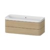Меблевий комплект 117, 5х49 см, без отвору під змішувач Duravit Happy D. 2 Plus, дуб (HP4349N71710000) Duravit Меблеві комплекти
