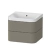Мебельный комплект 57,5х49 см, без отверстия под смеситель Duravit Happy D.2 Plus, серый камень (HP4345N9292) Duravit Мебельные комплекты