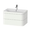 Меблевий комплект 77,5х49 см, 1 отвір під змішувач Duravit Happy D. 2 Plus, білий матовий (HP4637O3636) Duravit Меблеві комплекти
