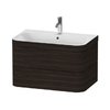 Мебельный комплект 77,5х49 см, 1 отверстие под смеситель Duravit Happy D.2 Plus, орех (HP4637O6969) Duravit Мебельные комплекты