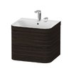 Меблевий комплект 57, 5х49 см, 2 отвори під змішувач Duravit Happy D. 2 Plus, горіх (HP4635E6969) Duravit Меблеві комплекти