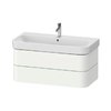 Тумба подвесная под раковину, 2 ящика, 97,5х49 см Duravit Happy D.2 Plus, белый супер матовый (HP4388084840000) Duravit Тумбы