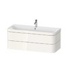 Мебельный комплект 117,5х49 см, 1 отверстие под смеситель Duravit Happy D.2 Plus, белый (HP4639O22220000) Duravit Мебельные комплекты