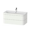Меблевий комплект 97, 5х49 см, 1 отвір під змішувач Duravit Happy D. 2 Plus, білий супер матовий (HP4638O8484) Duravit Меблеві комплекти