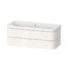 Мебельный комплект 117,5х49 см, без отверстия под смеситель Duravit Happy D.2 Plus, белый (HP4639N22220000) Duravit Мебельные комплекты
