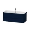 Мебельный комплект 117,5х49 см, 1 отверстие под смеситель Duravit Happy D.2 Plus, темно-синий (HP4639O98980000) Duravit Мебельные комплекты