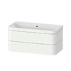 Мебельный комплект 97,5х49 см, без отверстия под смеситель Duravit Happy D.2 Plus, белый матовый (HP4638N3636) Duravit Мебельные комплекты