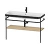 Мебельный комплект с раковиной с 1 отверстием и консолью, 117,5х49 см, Duravit Happy D.2 Plus, дуб (HP4739O71710000) Duravit Мебельные комплекты