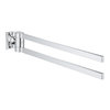 Держатель для полотенца двойной Grohe Allure New, хром (40342001) Полотенцедержатели Grohe