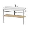 Меблевий комплект з раковиною на 2 отвори і консоллю,117, 5х49 см, Duravit Happy D. 2 Plus, дуб (HP4839E71710000) Duravit Меблеві комплекти