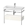 Меблевий комплект з раковиною на 1 отвір і консоллю, 97, 5х49 см, Duravit Happy D. 2 Plus, білий (HP4843O2222) Duravit Меблеві комплекти