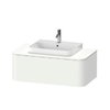 Тумба підвісна 100х55 см Duravit Happy D. 2 Plus, білий матовий (HP494103636) Duravit Тумби