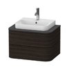 Тумба подвесная 65х48 см Duravit Happy D.2 Plus, орех (HP496006969) Duravit Тумбы