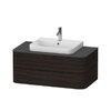 Тумба подвесная 100х55 см Duravit Happy D.2 Plus, орех (HP496106969) Duravit Тумбы