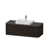 Тумба подвесная 130х55 см Duravit Happy D.2 Plus, орех (HP497206969) Duravit Тумбы