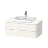 Тумба підвісна 100х55 см Duravit Happy D. 2 Plus, білий (HP496102222) Duravit Тумби