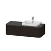 Тумба подвесная под раковину справа 130х55 см Duravit Happy D.2 Plus, орех (HP4942R6969) Duravit Тумбы