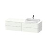 Тумба подвесная под раковину справа 160х55 см Duravit Happy D.2 Plus, белый матовый (HP4963R3636) Duravit Тумбы