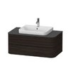 Тумба подвесная 100х55 см Duravit Happy D.2 Plus, орех (HP497106969) Duravit Тумбы